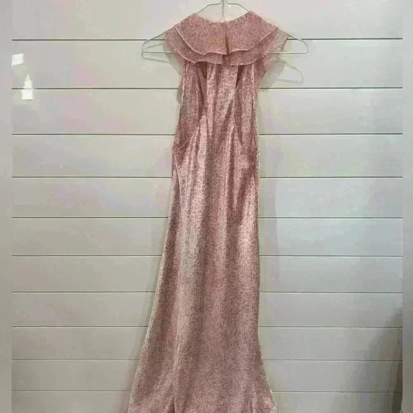 Oscar de la Renta Pink label pink slip dress/nightgown - Picture 2 of 5